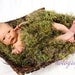 Photo Prop 'Grass' Patch Baby Blanket Photo Props. Green Patch of Grass 2x2 Rug