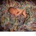 Fringe Prop Blanket (Newborn Hammock, too). Colorful Pastel Multicolored Fringe Blanket, Hand Knit Baby Photography Prop, 'Playtime'