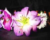 Purple Flower Headband