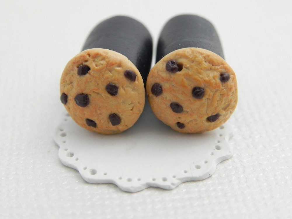 Chocolate Chip Cookie Plugs 4g-00g by Lyssasstuff on Etsy