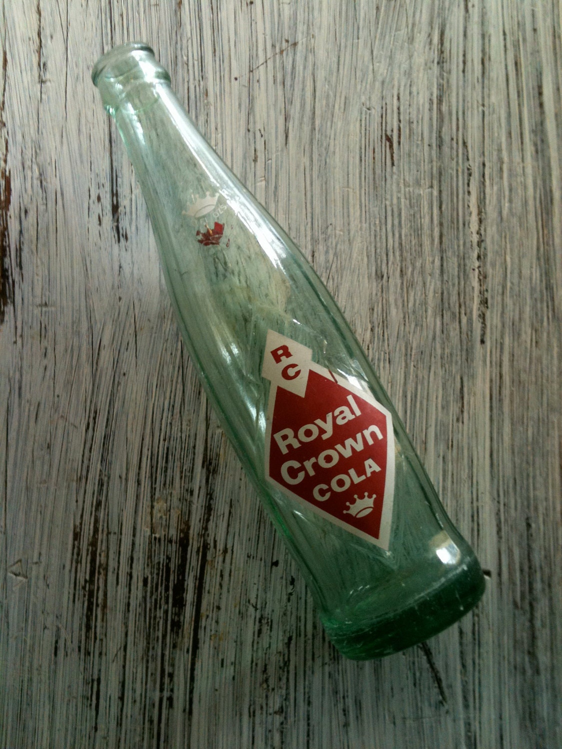 Royal Crown Cola Vintage Glass Bottle by StonebluffManor on Etsy