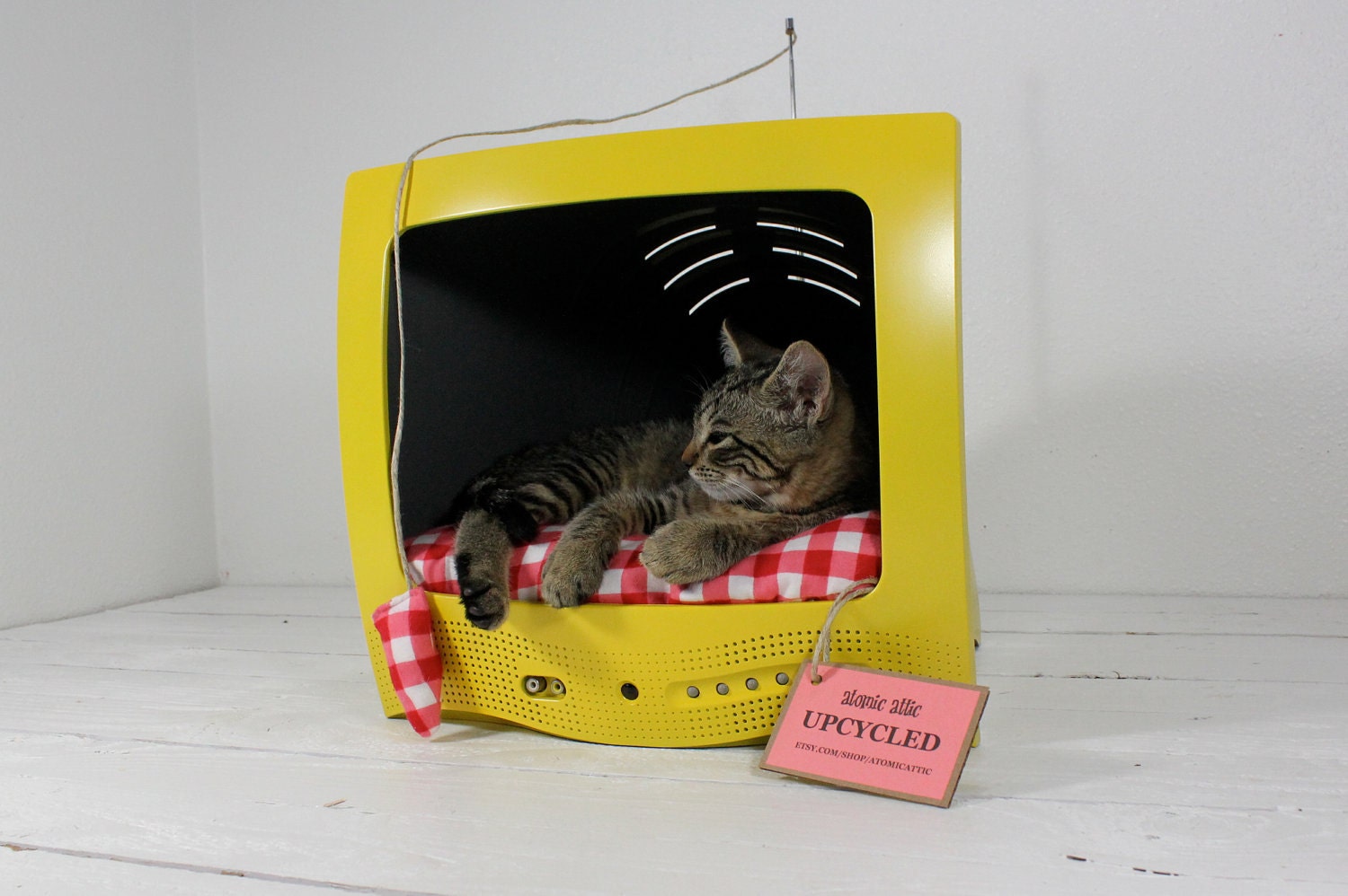 Upcycled Television Pet Bed