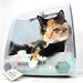 Upcycled Apple Computer Pet Bed