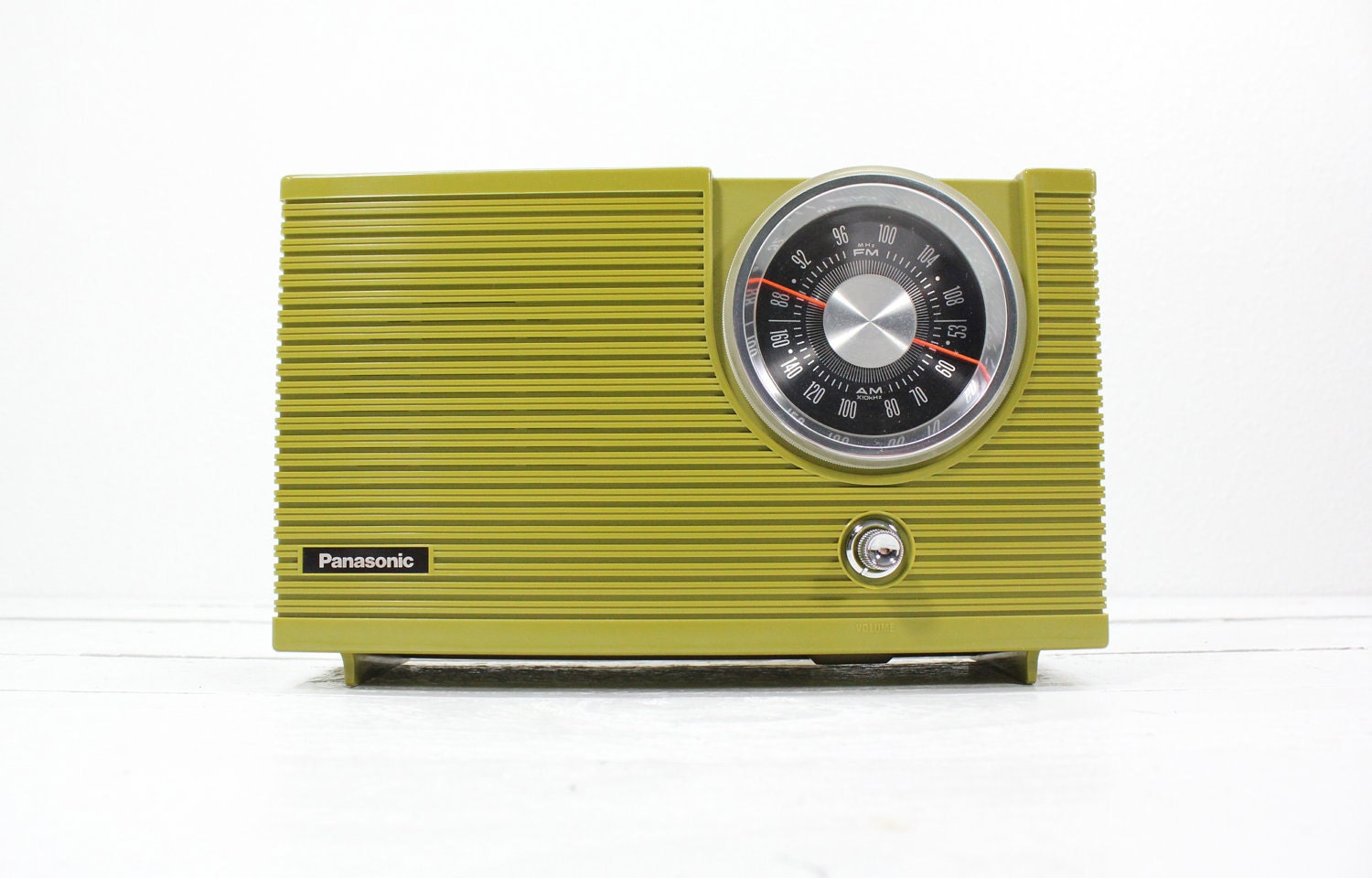 Retro Green Panasonic AM/FM Radio- Mid Century Model RE-6192