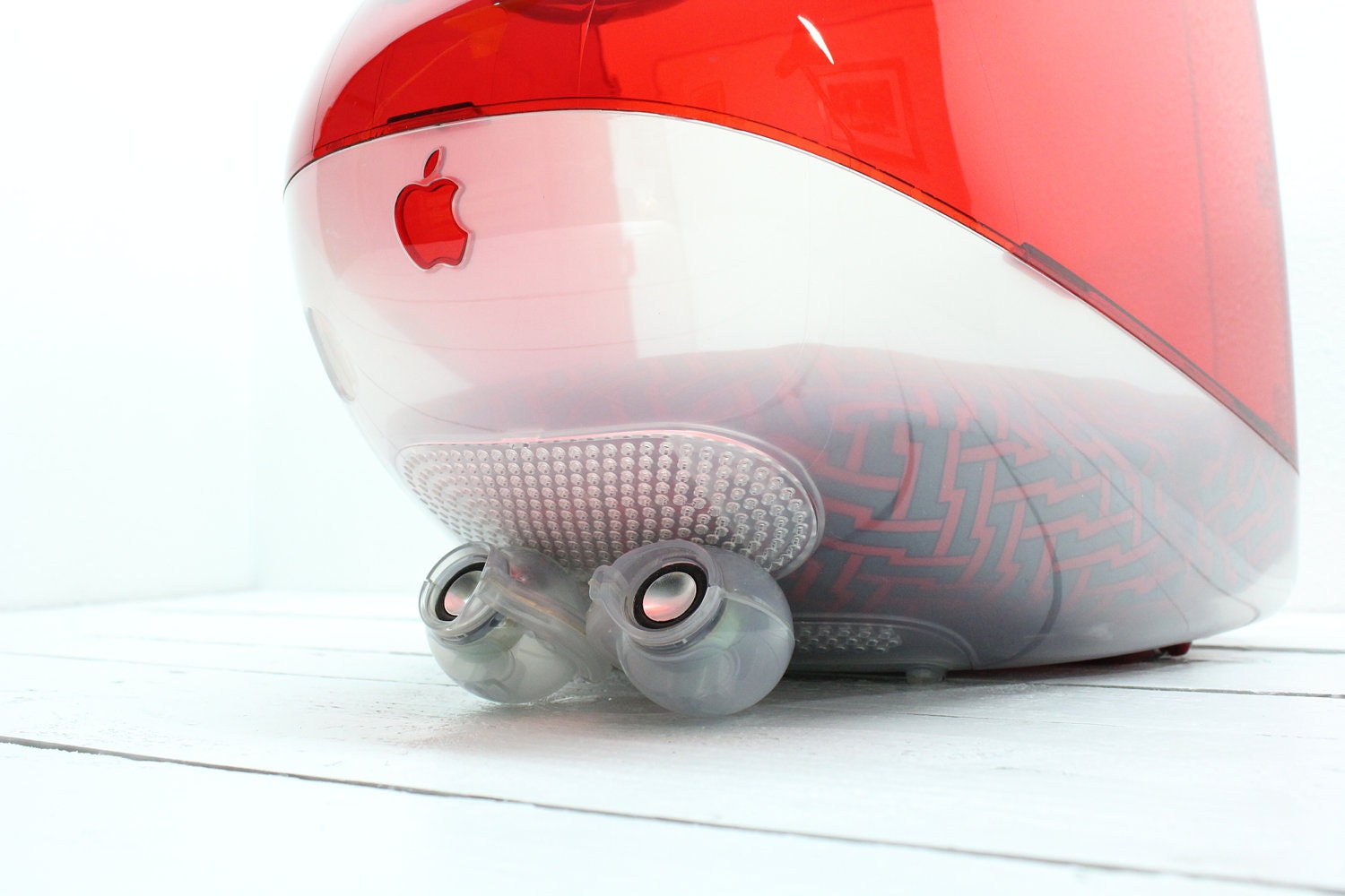 SALE -  Upcycled Apple Computer Pet Bed - iMac - "Think different"