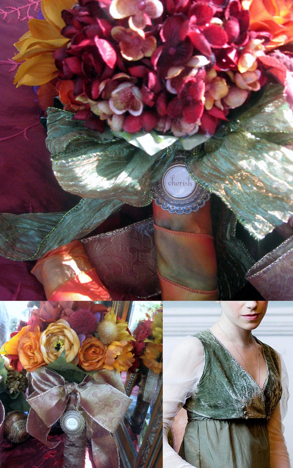 Show Stopper Fall Cherish Bouquet Set
