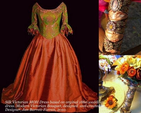 Period  Heirloom Bridal Bouquet Exquisite