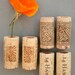 Wine Cork Magnets DIY Set of 12
