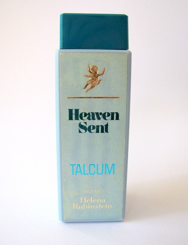 1960's Helena Rubenstein Heaven Sent Talcum Powder