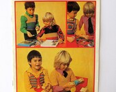 Vintage Patons Children's Crochet Pattern - 1970's