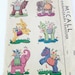 Vintage Pattern Applique Animals with Flowers in Saddle Bags - 1940s McCall Kaumagraph Transfer Pattern 1101