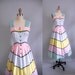 1950s Dress / 50s Gelato Summer Dress