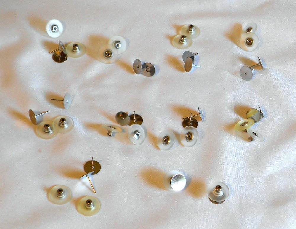 10 Pair of Surgical Steel Ear Posts, 8mm