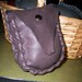 Hand Laced Deerskin Belt Pouch Brown Raunch Flap