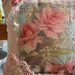 Floral Pre Filled Muslin Pillow Cottage Chic