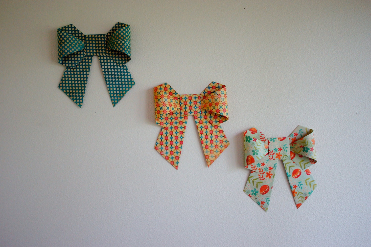 Girly -Origami Bow Wall Decor