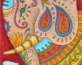 ACEO Original Art: Ganesha