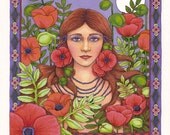 The Poppy Deva Giclée Print 8 x 10"