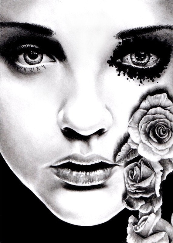 Rose of the Devils Garden 18x24 inch poster sized art print