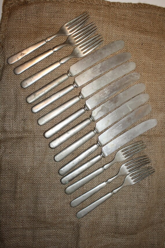 Our Very Best Silverware Set Solid Nickel Silver by auctionjunkies