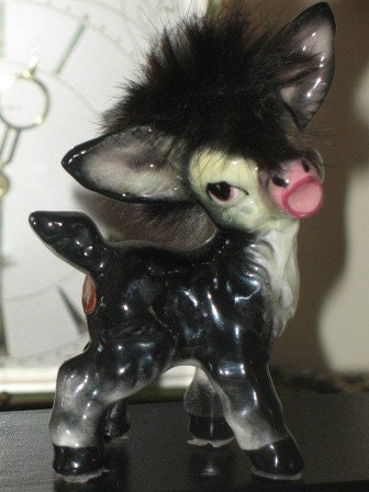 Vintage Donkey w/ FUR