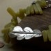 Silver Leaf Choker Necklace: Haiku Inspired