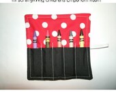 Minnie Mouse, Crayon Roll, Party Favor, Crayon Roll up