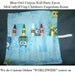 Blue Hoot Owl Crayon Roll Party Favor