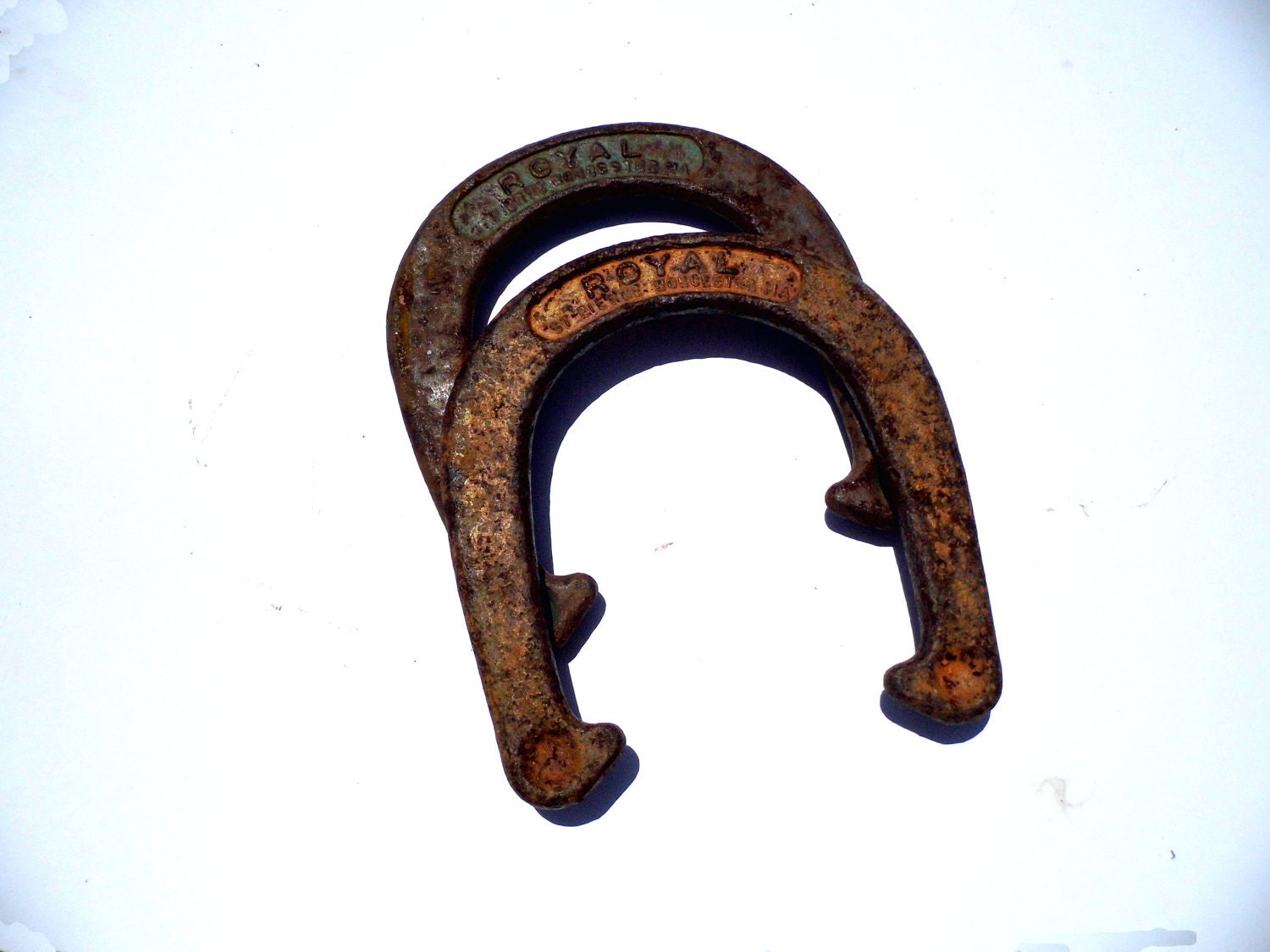 Vintage Horseshoe, Metal, Rusty Horseshoe, Royal Horseshoe