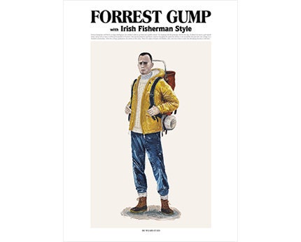 He Wears It 020 - Forrest Gump with Irish Fisherman Style