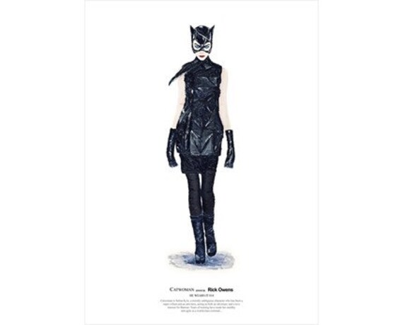 He Wears It 014 - Catwoman wears Rick Owens (limited edition)