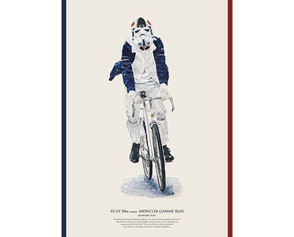 He Wears It 015 -  AT-AT Pilot wears Moncler Gamme Bleu
