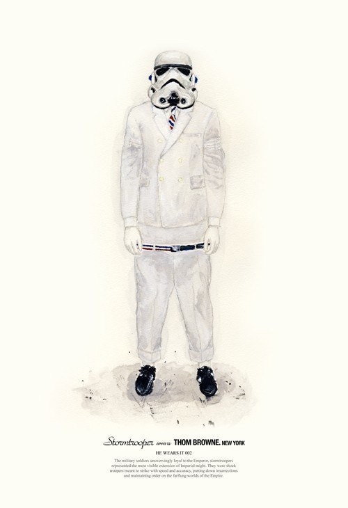 He Wears It 002 - Stormtrooper wears THOM BROWNE. New York