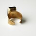 The black octagon ring