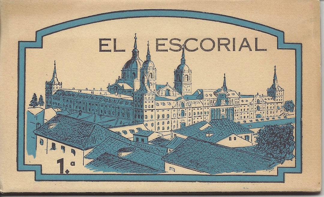 El Escorial Postcard Souvenir Booklet Photo Postcards
