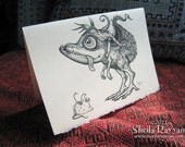 Ruffle-Bottomed Snaptooth (greeting card)
