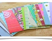 Mini Smash Pocket Book Art Junk Junque Journal . Trading Card ATC Kit . DIY Mini Album Kit // Recycled with Scrapbook Embelilshments