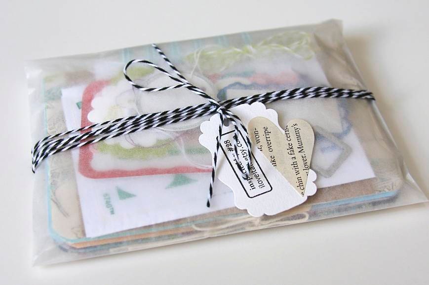 Mixed Media Notebook . Journal . Mini Book . Diary // Ephemera . Vintage Dictionary Book Pages // 4x6