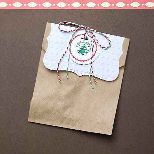 25 5x8 Kraft Brown Flat Merchandise Stampable Flat Paper Gift Bags . Party Wedding Favor Packaging . Scrapbook Bag