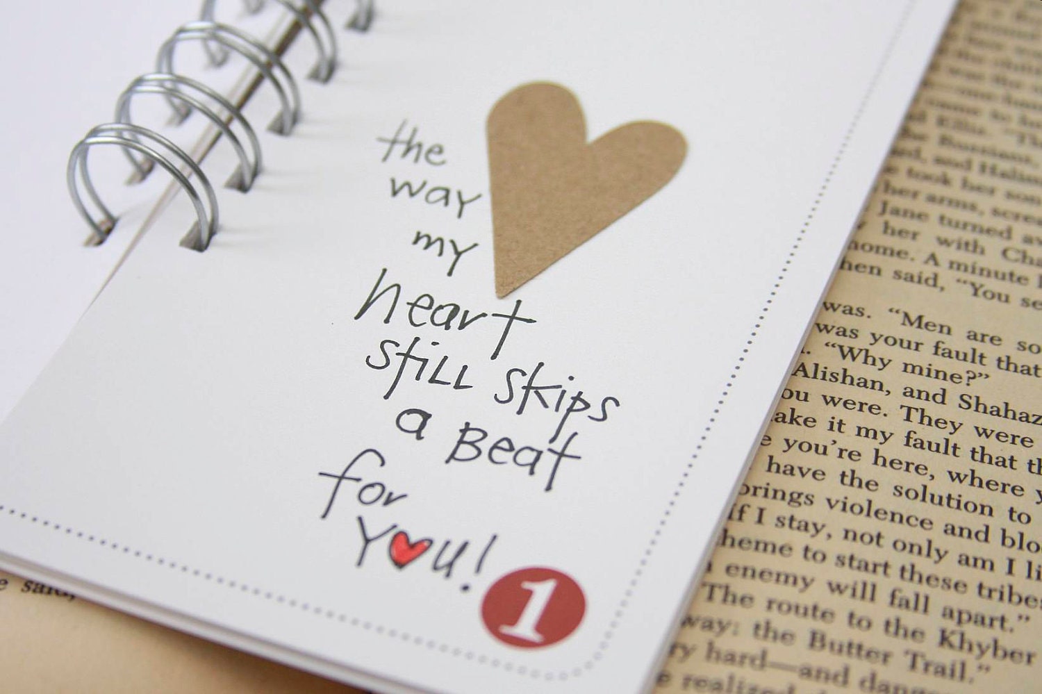 10 Things I Love About You Birthday Wedding Anniversary Engagement  // Romantic Coupon Book . Mini Album // Deployment Gift Him Her