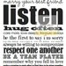 Bridal Shower Engagement Gift . Rules of Romantic Love . 13x19 Happy Marriage Advice Subway Art Poster Manifesto . Typography Anniversary