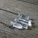 Frozen Falls Song- Graduated Quartz Pendant Necklace