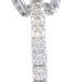 18k white gold cushion cut diamond engagement ring art deco halo prongs 2.25ctw