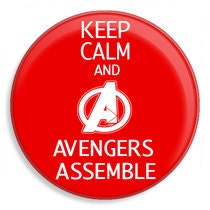 Avengers Assemble 1 1/4th inch Pinback Buttom