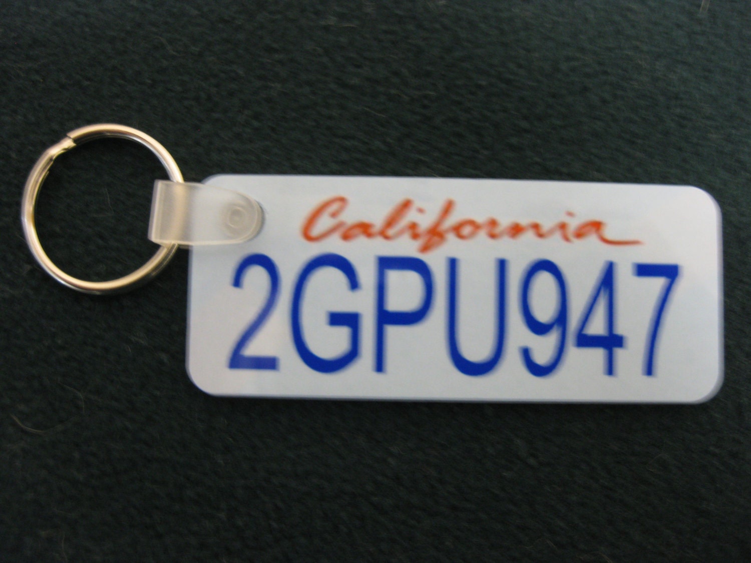 Buffy the Vampire Slayer's Giles-mobile California license plate keychain