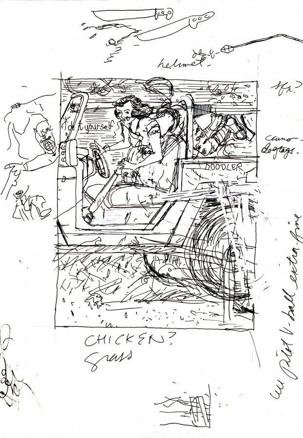 Original  "do it yourself DOODLER" sketches/preliminary artwork