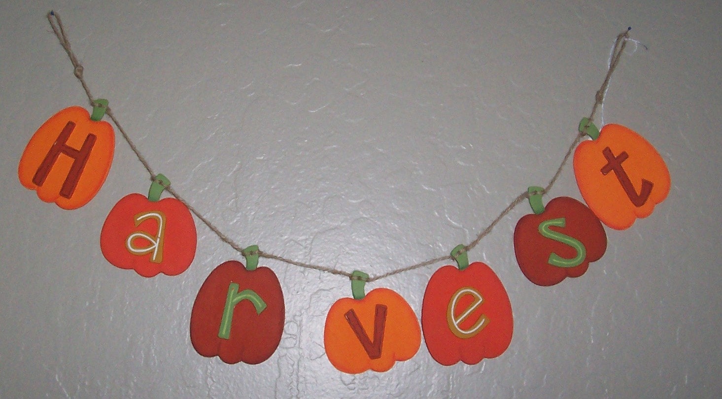 Harvest Pumpkin Garland