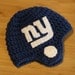 Crocheted Football Helmet Baby Beanie You choose TEAM and SIZE