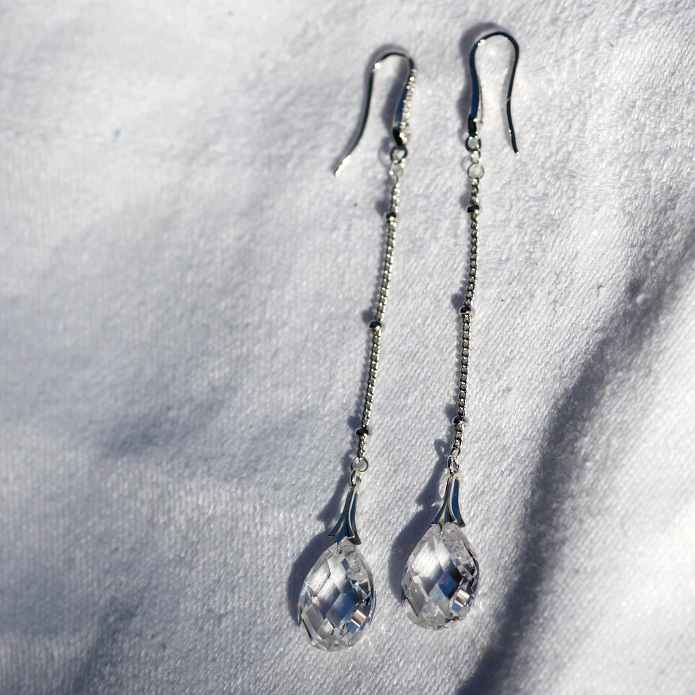 Macie's Bridal Crystal Earrings