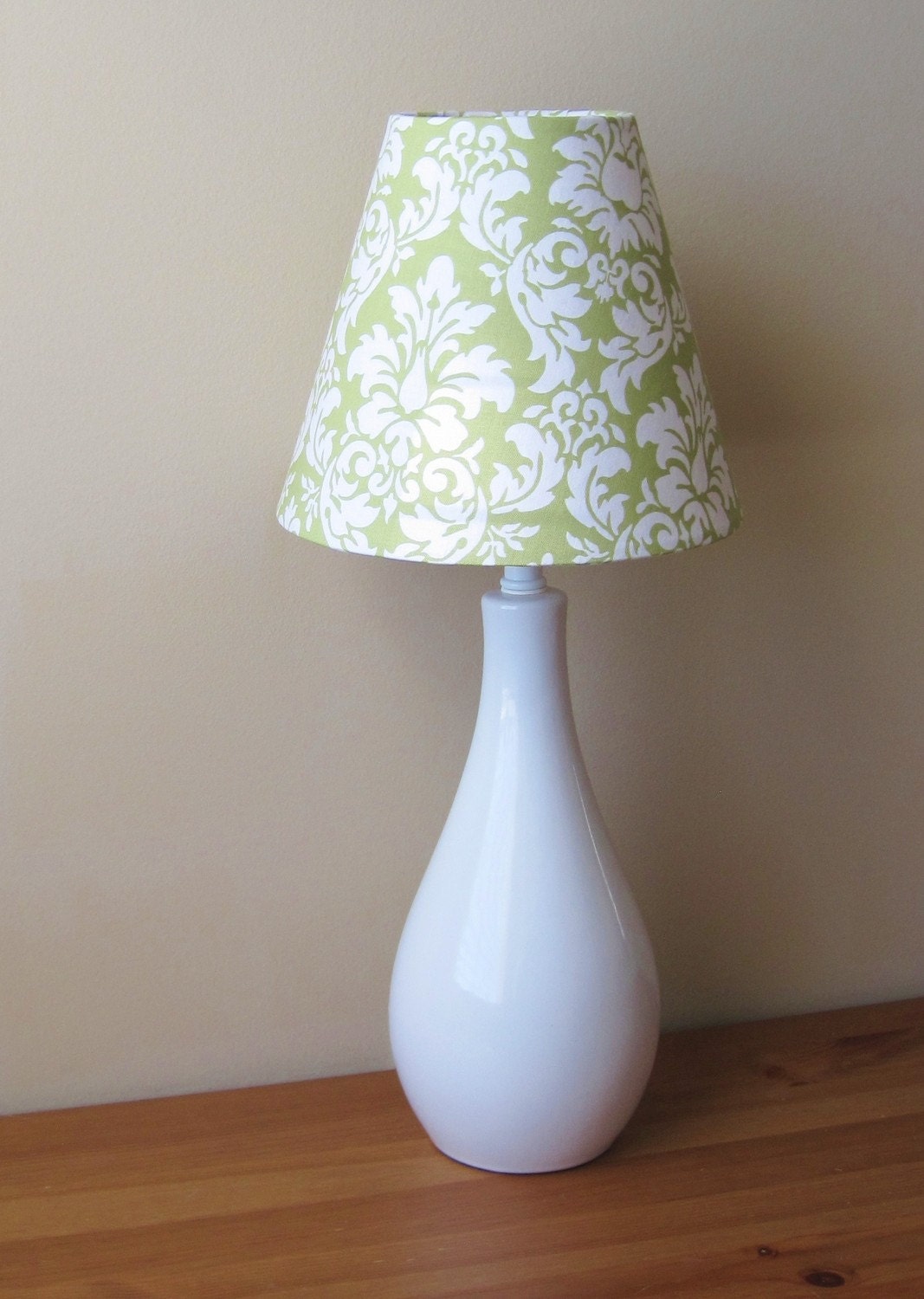 Damask Lamp Shades on Avocado Green Damask Lamp Shade By Starlightsbyamber On Etsy